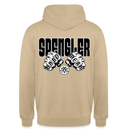 Unisex Hoodie "Spengler" (beidseitig bedruckt) Beige Unisex Hoodie {{ color }}