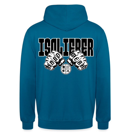 Unisex Hoodie "Isolierer" (beidseitig bedruckt) Tiefseeblau Unisex Hoodie {{ color }}