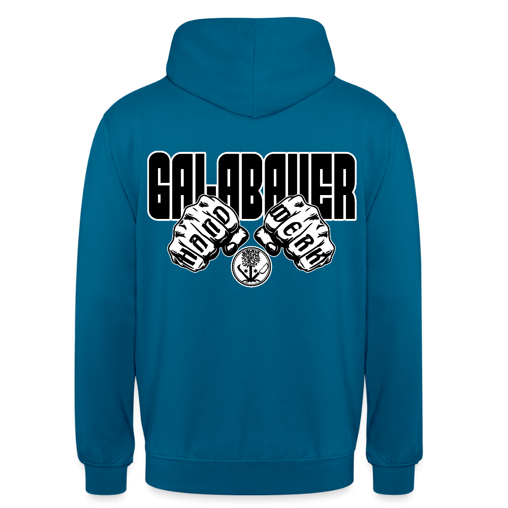 Unisex Hoodie "GaLaBauer" (beidseitig bedruckt) Tiefseeblau Unisex Hoodie {{ color }}