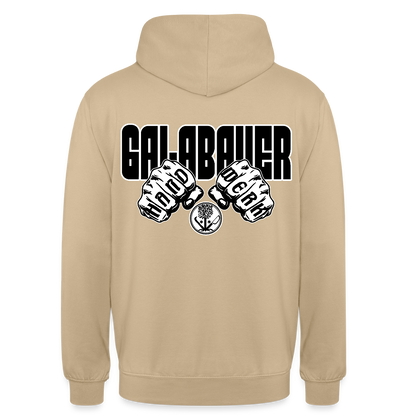 Unisex Hoodie "GaLaBauer" (beidseitig bedruckt) Beige Unisex Hoodie {{ color }}
