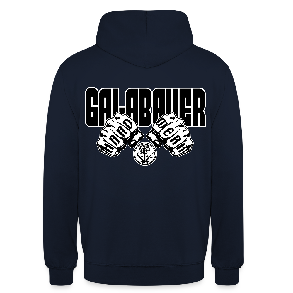 Unisex Hoodie "GaLaBauer" (beidseitig bedruckt) Navy Unisex Hoodie {{ color }}