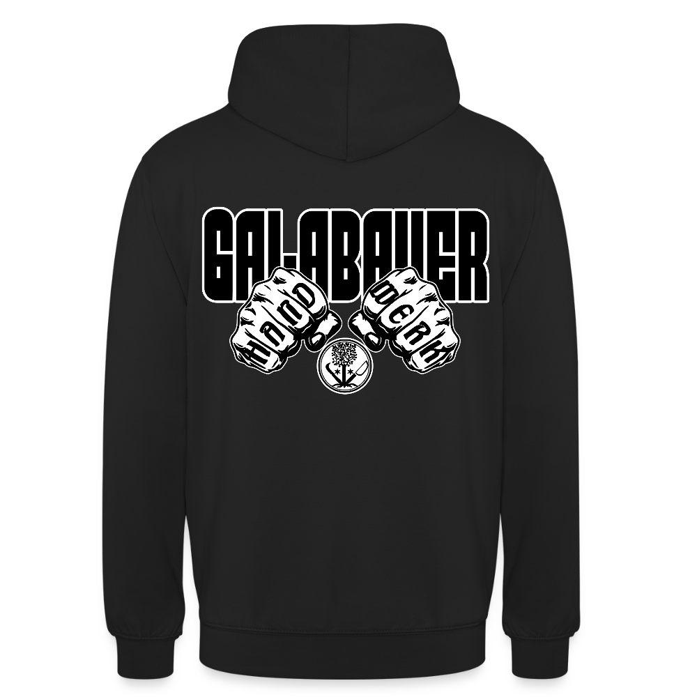 Unisex Hoodie "GaLaBauer" (beidseitig bedruckt) Schwarz Unisex Hoodie {{ color }}