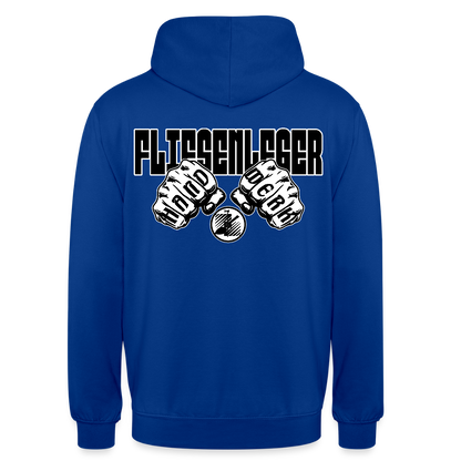 Unisex Hoodie "Fliesenleger" (beidseitig bedruckt) Royalblau Unisex Hoodie {{ color }}