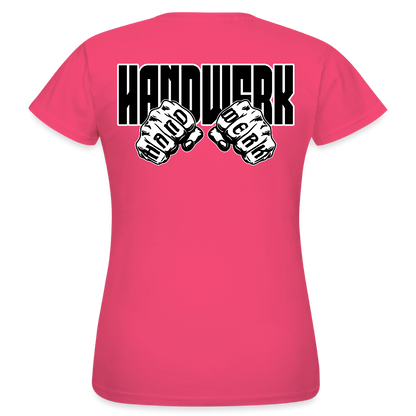 Frauen T-Shirt "Handwerk" (beidseitig bedruckt) Azalea Frauen T-Shirt {{ color }}