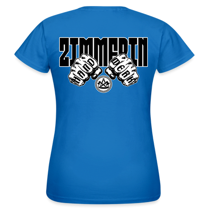 Frauen T-Shirt "Zimmerin" (beidseitig bedruckt) Royalblau Frauen T-Shirt {{ color }}