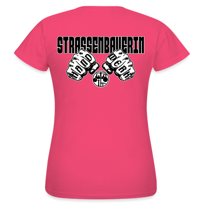 Frauen T-Shirt "Strassenbauerin" (beidseitig bedruckt) Azalea Frauen T-Shirt {{ color }}