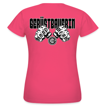 Frauen T-Shirt "Gerüstbauerin" (beidseitig bedruckt) Azalea Frauen T-Shirt {{ color }}