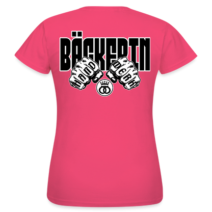 Frauen T-Shirt "Bäckerin" (beidseitig bedruckt) Azalea Frauen T-Shirt {{ color }}