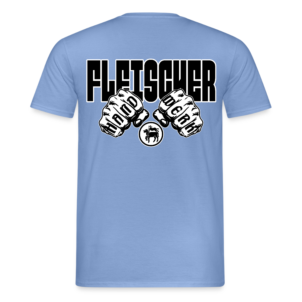 Unisex T-Shirt "Fleischer" (beidseitig bedruckt) carolina blue Männer T-Shirt {{ color }}