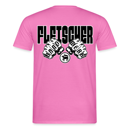 Unisex T-Shirt "Fleischer" (beidseitig bedruckt) Pink Männer T-Shirt {{ color }}