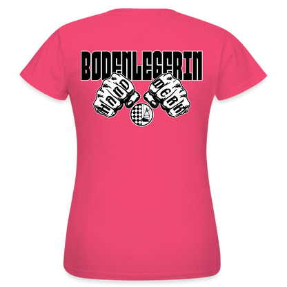 Frauen T-Shirt "Bodenlegerin" (beidseitig bedruckt) Azalea Frauen T-Shirt {{ color }}