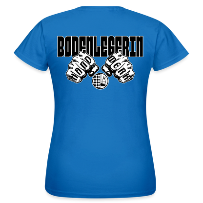 Frauen T-Shirt "Bodenlegerin" (beidseitig bedruckt) Royalblau Frauen T-Shirt {{ color }}