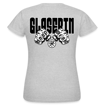 Frauen T-Shirt "Glaserin" (beidseitig bedruckt) Grau meliert Frauen T-Shirt {{ color }}