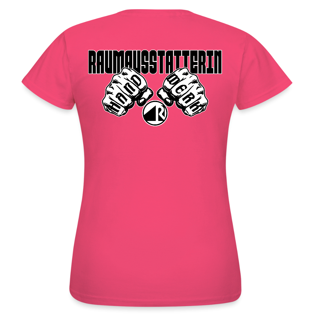 Frauen T-Shirt "Raumausstatterin" (beidseitig bedruckt) Azalea Frauen T-Shirt {{ color }}