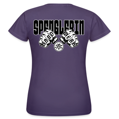 Frauen T-Shirt "Spenglerin" (beidseitig bedruckt) Dunkellila Frauen T-Shirt {{ color }}