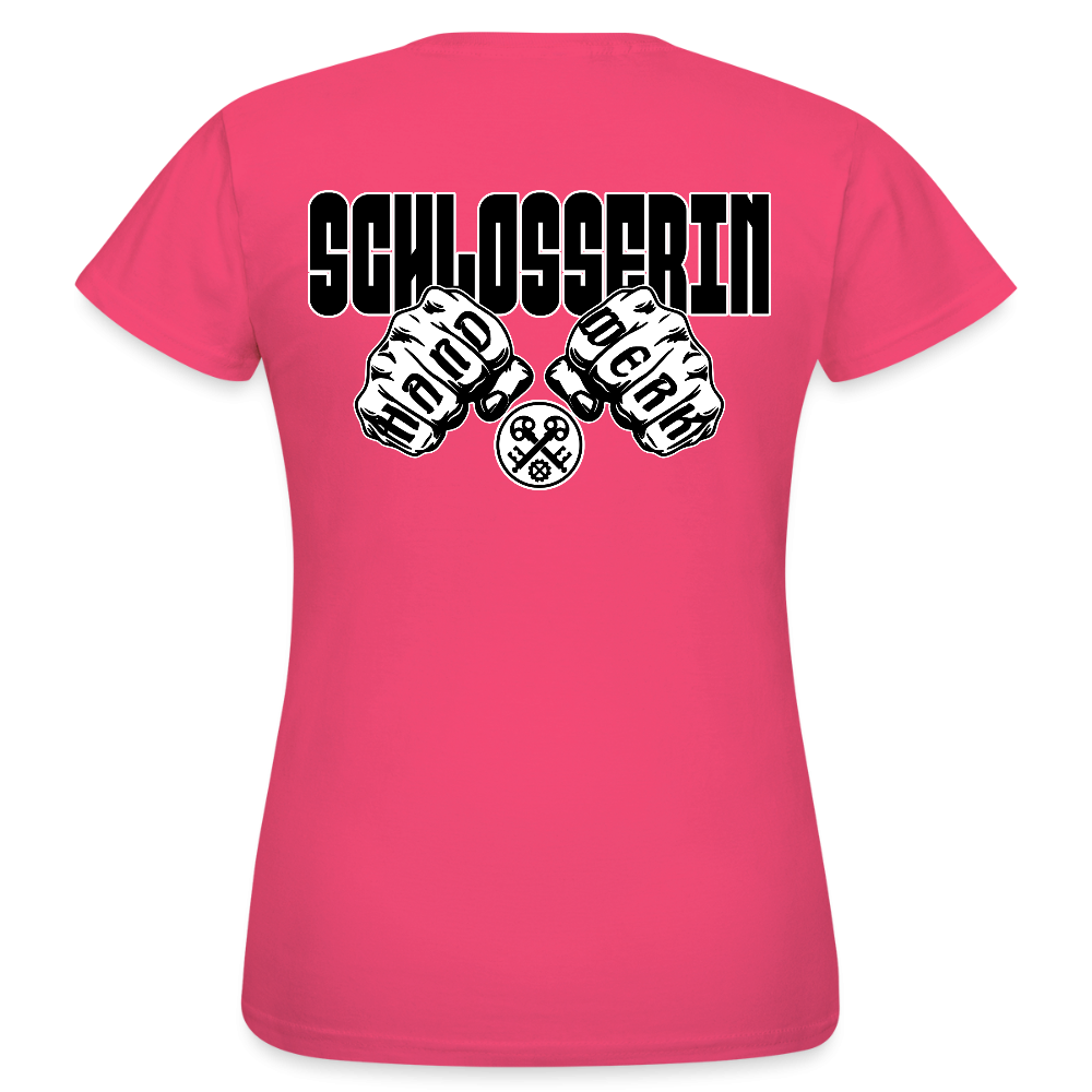 Frauen T-Shirt "Schlosserin" (beidseitig bedruckt) Azalea Frauen T-Shirt {{ color }}