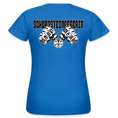 Frauen T-Shirt "Schornsteinfegerin" (beidseitig bedruckt) Royalblau Frauen T-Shirt {{ color }}
