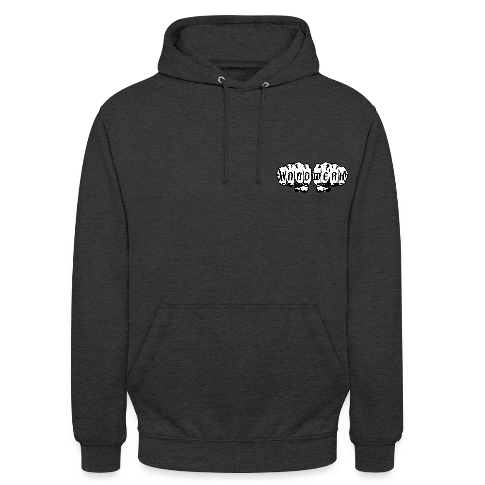 Unisex Hoodie "Handwerk" (beidseitig bedruckt) Unisex Hoodie {{ color }}