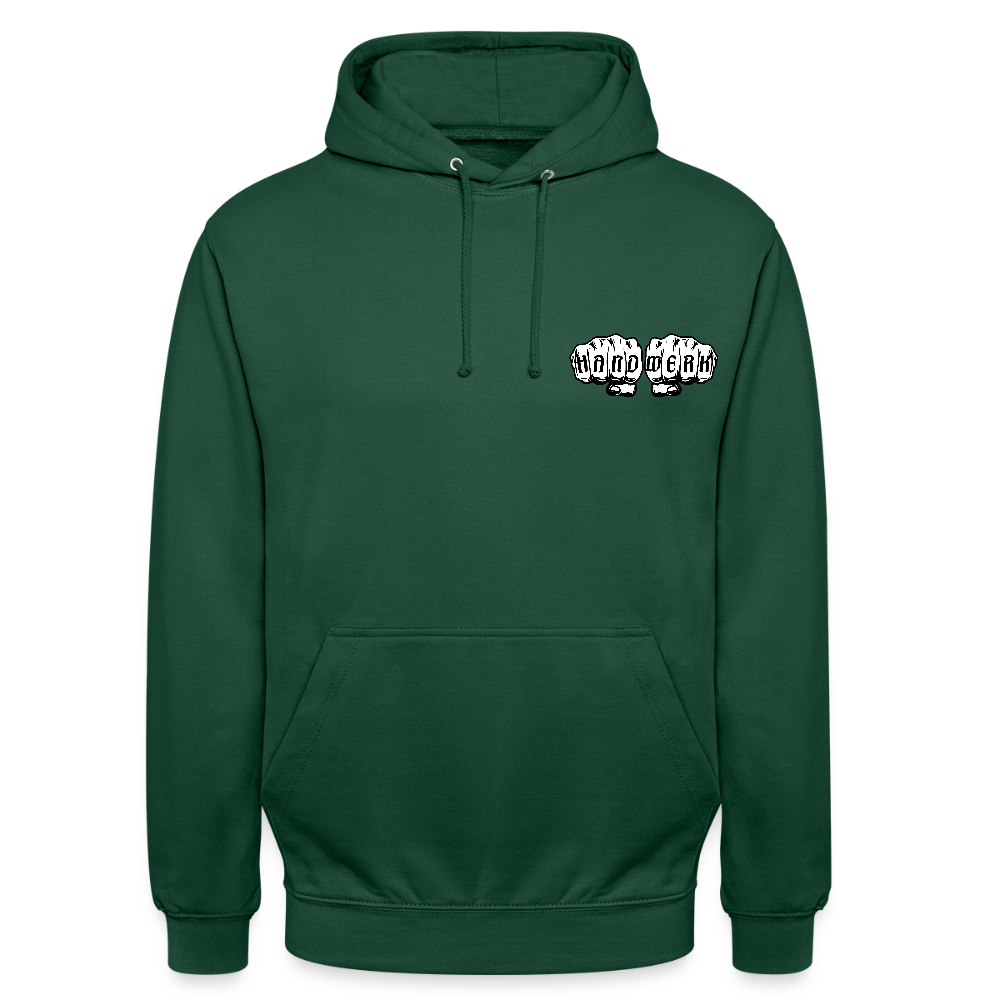 Unisex Hoodie "Handwerk" (beidseitig bedruckt) Unisex Hoodie {{ color }}