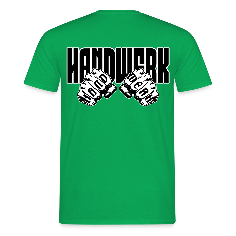Unisex T-Shirt "Handwerk" (beidseitig bedruckt) Kelly Green Männer T-Shirt {{ color }}