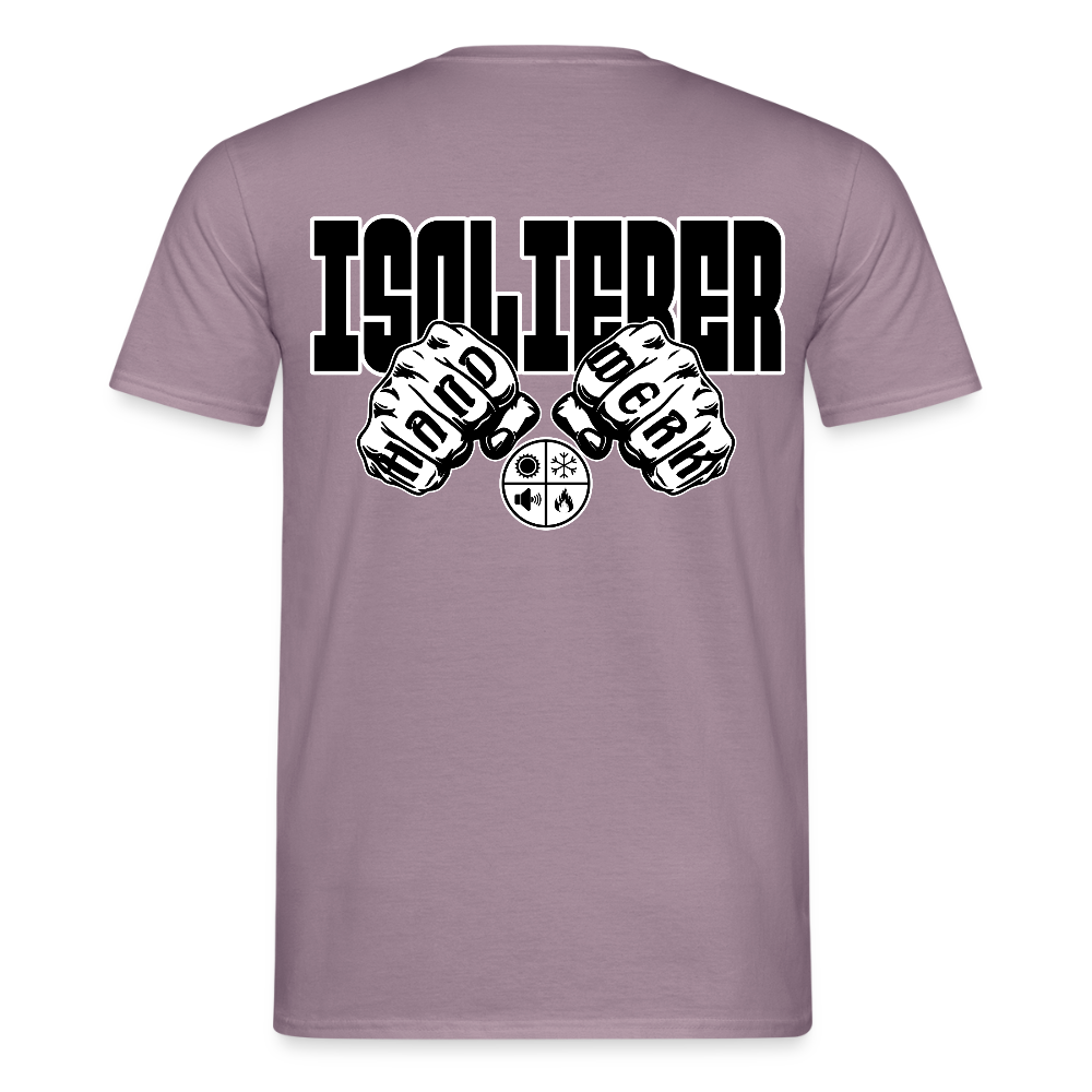 Unisex T-Shirt "Isolierer" Lilagrau Männer T-Shirt {{ color }}