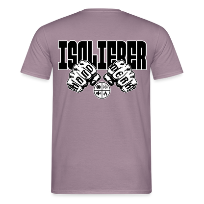 Unisex T-Shirt "Isolierer" Lilagrau Männer T-Shirt {{ color }}