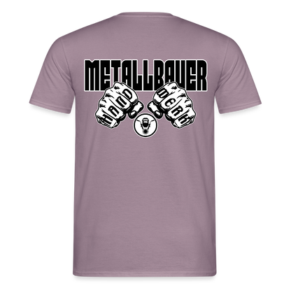 Unisex T-Shirt "Metallbauer" Lilagrau Männer T-Shirt {{ color }}