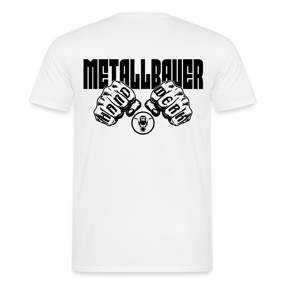 Unisex T-Shirt "Metallbauer" Weiß Männer T-Shirt {{ color }}