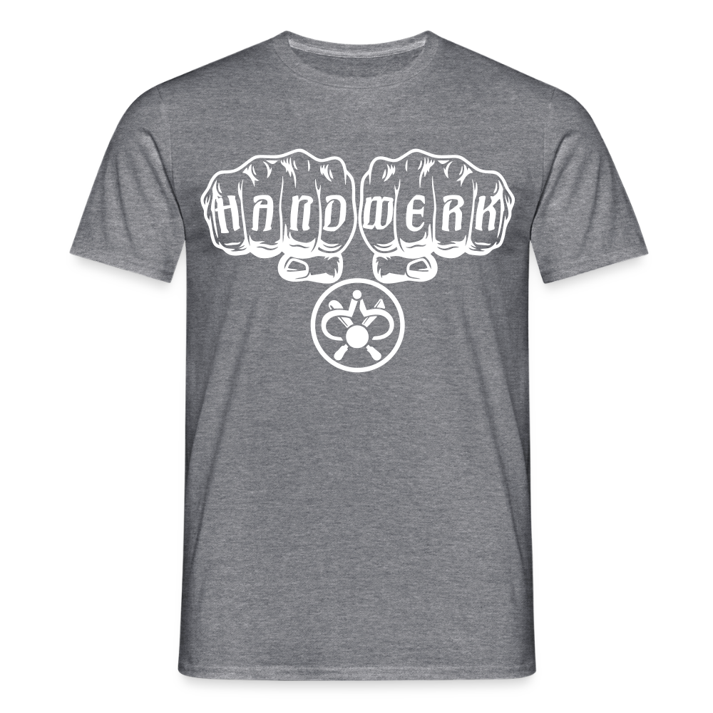 Unisex T-Shirt "Drechsler" Graphit meliert Männer T-Shirt {{ color }}