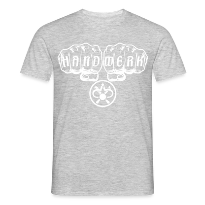Unisex T-Shirt "Drechsler" Grau meliert Männer T-Shirt {{ color }}