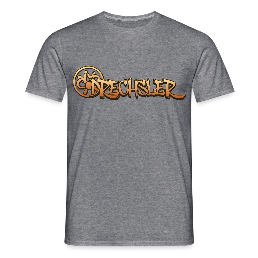 Unisex T-Shirt "Drechsler" Graphit meliert Männer T-Shirt {{ color }}