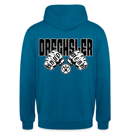 Unisex Hoodie "Drechsler" (beidseitig bedruckt) Tiefseeblau Unisex Hoodie {{ color }}