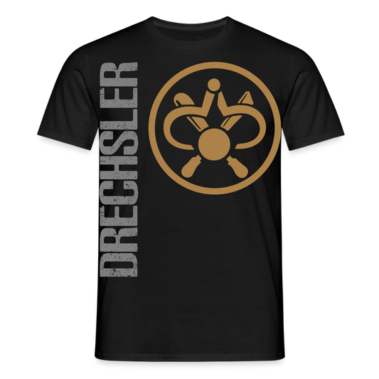 Unisex T-Shirt "Drechsler" Schwarz Männer T-Shirt {{ color }}