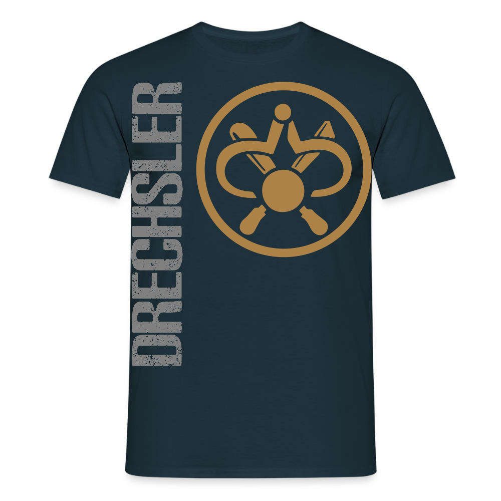 Unisex T-Shirt "Drechsler" Navy Männer T-Shirt {{ color }}