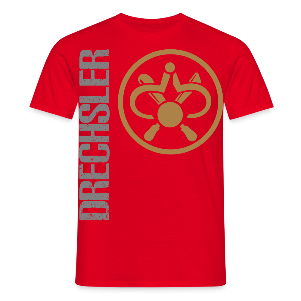 Unisex T-Shirt "Drechsler" Rot Männer T-Shirt {{ color }}
