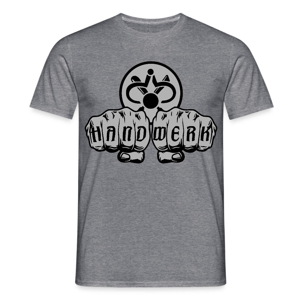 Unisex T-Shirt "Drechsler" Graphit meliert Männer T-Shirt {{ color }}