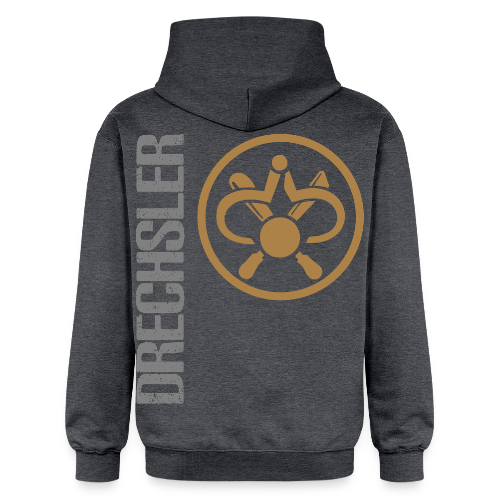 Gildan Unisex Softstyle® "Drechsler" Dunkelgrau meliert Gildan Unisex Softstyle® Midweight Hoodie {{ color }}