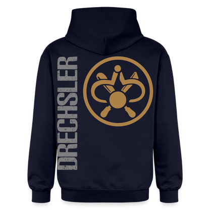 Gildan Unisex Softstyle® "Drechsler" Navy Gildan Unisex Softstyle® Midweight Hoodie {{ color }}