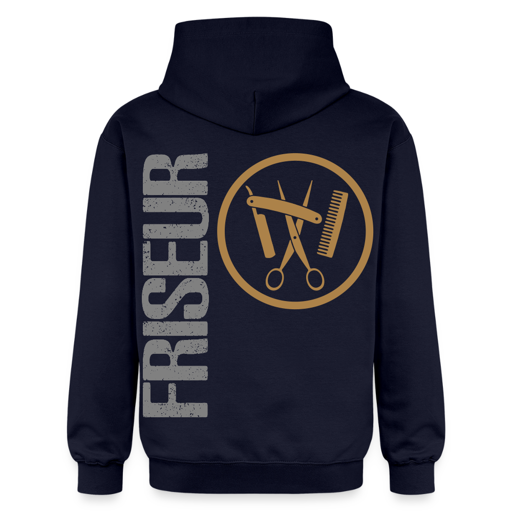 Gildan Unisex Softstyle® "Friseur" Navy Gildan Unisex Softstyle® Midweight Hoodie {{ color }}