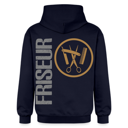 Gildan Unisex Softstyle® "Friseur" Navy Gildan Unisex Softstyle® Midweight Hoodie {{ color }}