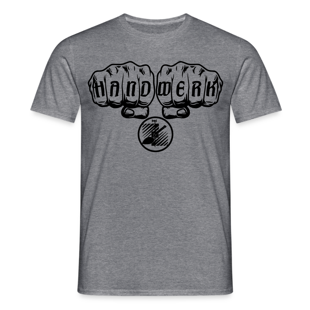 Unisex T-Shirt "Fliesenleger" Graphit meliert Männer T-Shirt {{ color }}