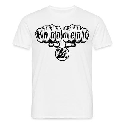 Unisex T-Shirt "Fliesenleger" Weiß Männer T-Shirt {{ color }}