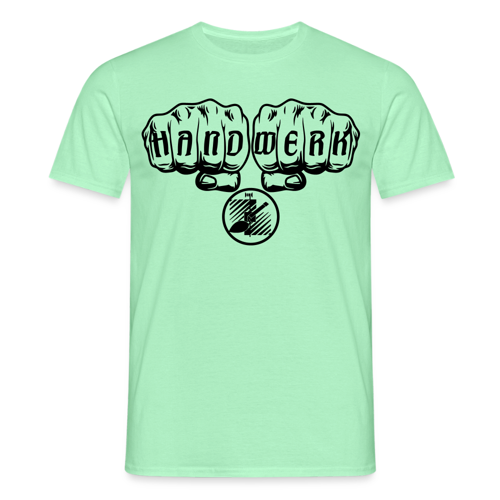 Unisex T-Shirt "Fliesenleger" Mintgrün Männer T-Shirt {{ color }}