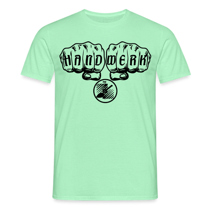 Unisex T-Shirt "Fliesenleger" Mintgrün Männer T-Shirt {{ color }}