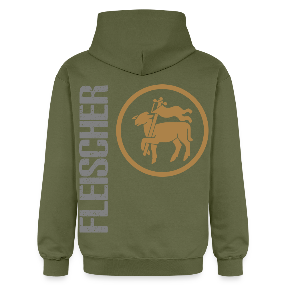 Gildan Unisex Softstyle® "Fleischer" Militärgrün Gildan Unisex Softstyle® Midweight Hoodie {{ color }}
