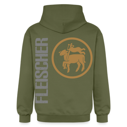 Gildan Unisex Softstyle® "Fleischer" Militärgrün Gildan Unisex Softstyle® Midweight Hoodie {{ color }}