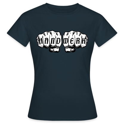 Frauen T-Shirt "Handwerk" Navy Frauen T-Shirt {{ color }}