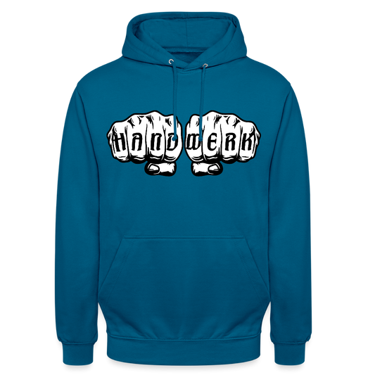 Unisex Hoodie "Handwerk" Tiefseeblau Unisex Hoodie {{ color }}