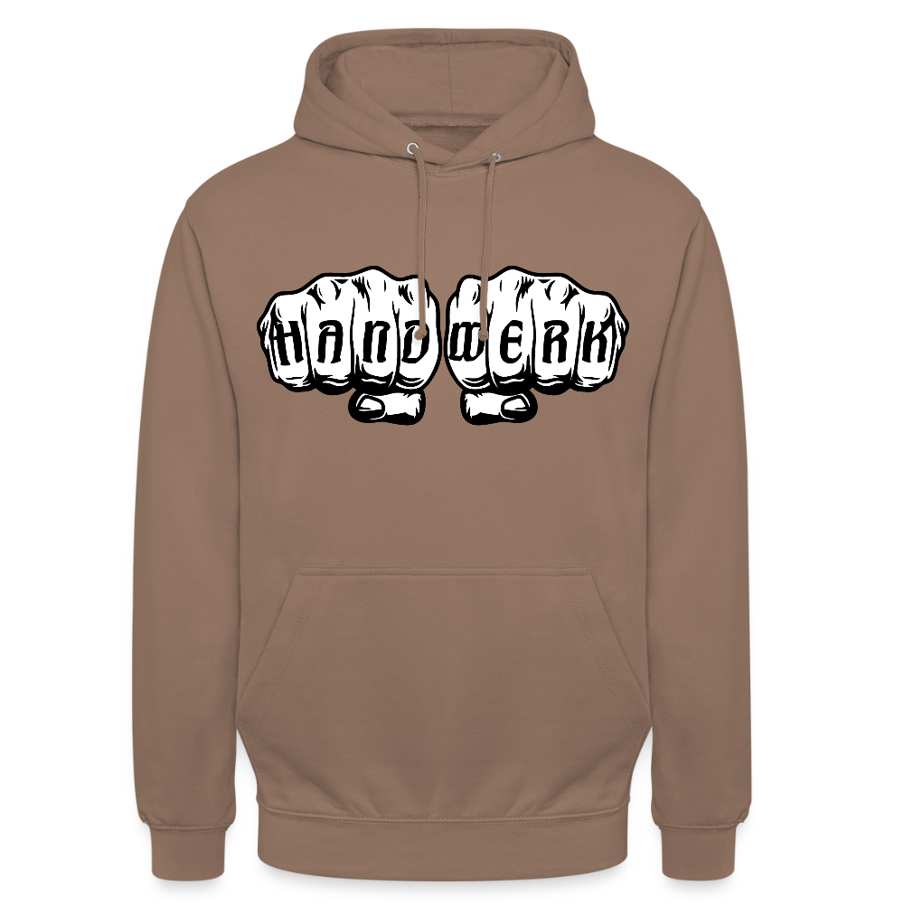 Unisex Hoodie "Handwerk" Mokka Unisex Hoodie {{ color }}