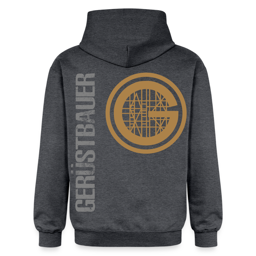 Gildan Unisex Softstyle® "Gerüstbauer" Dunkelgrau meliert Gildan Unisex Softstyle® Midweight Hoodie {{ color }}